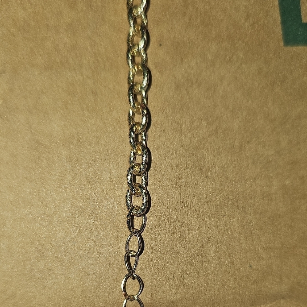 Gold Link Necklace - 19"